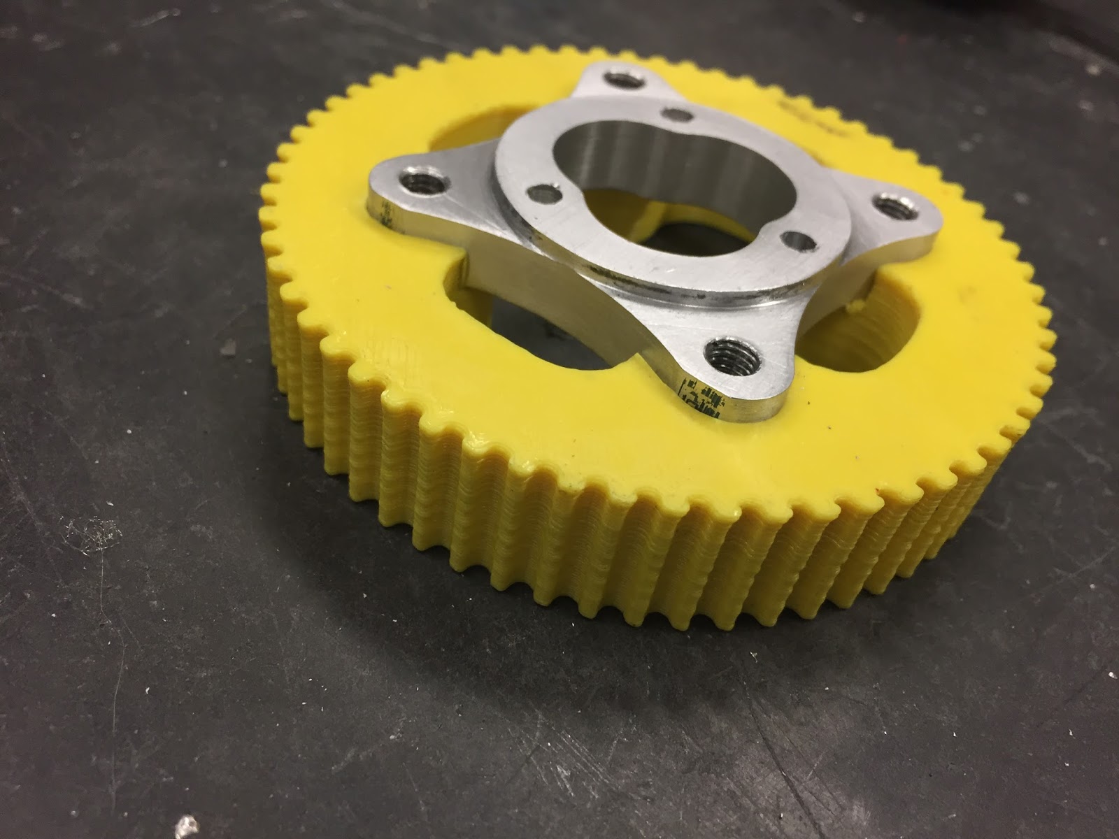 The adapater on the pulley